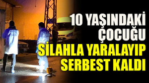 10 Yaşındaki Çocuğu Silahla Yaralayıp Serbest Kaldı