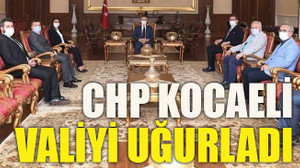 CHP Kocaeli, valiyi uğurladı