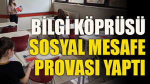 Bilgi Köprüsü, sosyal mesafe provası da yaptı