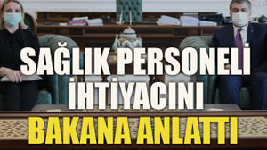 Kocaeli’deki sağlık personeli ihtiyacını Bakana anlattı