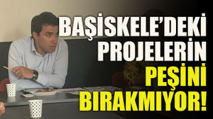 Başiskele’deki projelerin peşini bırakmıyor!