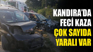 Kandıra’da feci kaza; çok sayıda yaralı var
