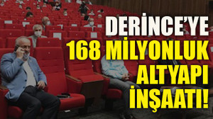 Derince’ye 168 milyonluk altyapı inşaatı!