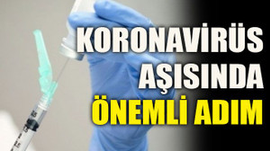 Koronavirüs aşısında önemli adım