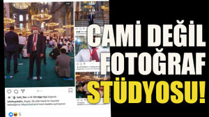 Cami değil fotoğraf stüdyosu!