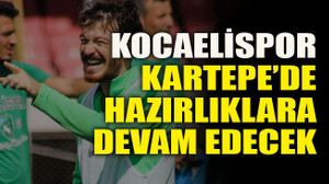 Kocaelispor Kartepe’de hazırlıklara devam edecek