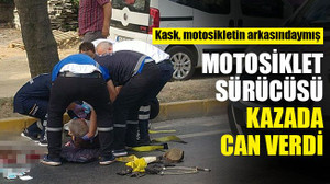 Kocaeli'de kasksız motosiklet sürücüsü, kazada can verdi