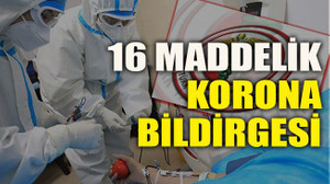 16 maddelik korona bildirgesi