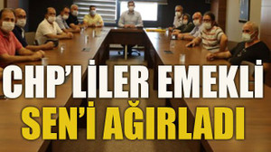 CHP’liler Emekli Sen’i ağırladı
