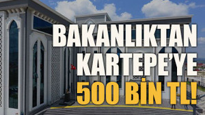 Bakanlıktan Kartepe’ye 500 bin TL!