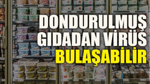 Dondurulmuş gıdadan virüs bulaşabilir
