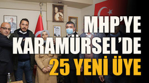 MHP’ye Karamürsel’de 25 yeni üye