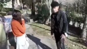 Sevgilisini darp ederek kayda aldı!