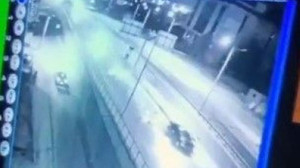 Dehşet veren kaza kameraya böyle yansıdı