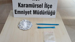 “Dur” ihtarına uymayan motosikletten uyuşturucu çıktı