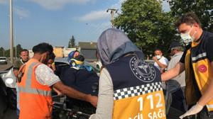 Kocaeli’de tır ile otomobil çarpıştı: 2 yaralı