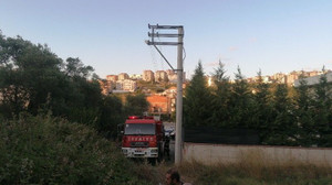 Kocaeli'de ormanlık alanda yangın
