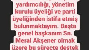 İYİ Parti’de neler oluyor? 9’ncu istifa geldi!
