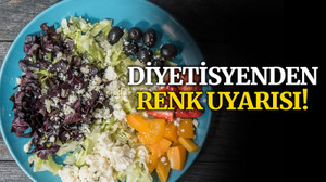 Diyetisyenden RENK uyarısı!