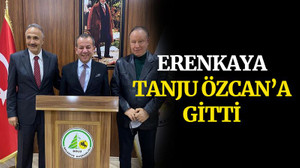 Hikmet Erenkaya, Tanju Özcan’ı ziyaret etti