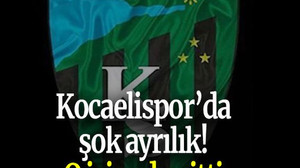 Kocaelispor’da şok ayrılık! O isim de gitti