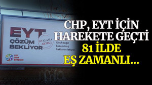 CHP’den EYT’ye büyük jest!