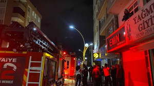 Kullanılmayan dairede yangın çıktı