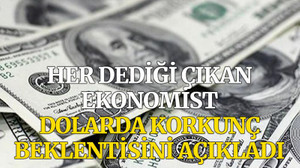 Her dediği çıkan ekonomist, dolarda korkunç beklentisini açıkladı