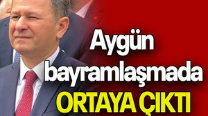 Aygün bayramlaşmada ORTAYA ÇIKTI