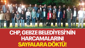CHP, Gebze Belediyesi’nin harcamalarıyla ilgili dikkat çeken sunum!