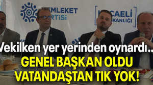 İnce’ye vatandaş yüz vermedi!