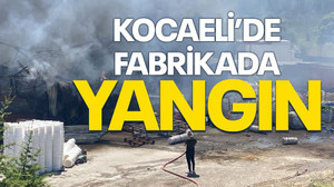 Kocaeli'de Spiral taşından sıçrayan kıvılcım fabrikayı yaktı
