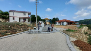 İSU Kandıra' da üstyapı çalışması yapıyor