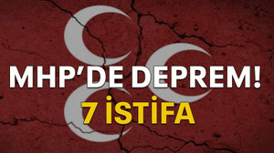 MHP’de deprem! 7 istifa