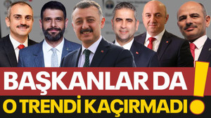 Başkanlar da o trendi kaçırmadı!