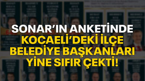 En başarılı ilçe belediye başkanları anketinde Kocaeli yine sıfır çekti