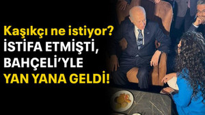 Kaşıkçı ne istiyor? İstifa etmişti, Bahçeli’yle yan yana geldi!