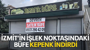 İzmit’in işlek noktasındaki büfe kepenk indirdi