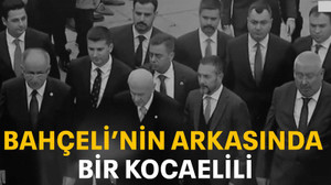 Bahçeli’nin arkasında bir Kocaelili