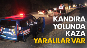 Hatalı sollama kaza getirdi, yaralılar var