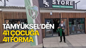 Tamyüksel’den 41 çocuğa 41 forma