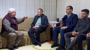 Güney ve Şeker’den yakınlarını kaybeden AKP’lilere taziye ziyareti