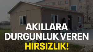 Akıllara durgunluk veren hırsızlık