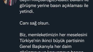 Bakan Bozdağ, Kılıçdaroğlu’na sosyal medyadan yanıt verdi: RANDEVU İSTESEYDİ VERİRDİM