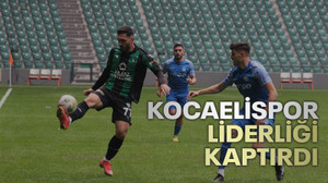 Evinde kaybeden Kocaelispor liderliği kaptırdı