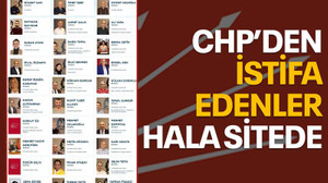 CHP’den istifa edenler hala sitede