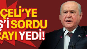 Bahçeli'ye Ateşi sordu, fırçayı yedi!