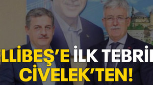 Ellibeş’e ilk tebrik Civelek’ten