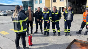 OMSAN personellerine yangın eğitimi