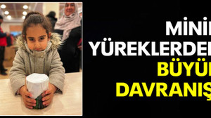 Minik yüreklerden büyük davranış!